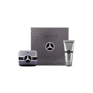 Mercedes-Benz Sign Your Attitude Giftset - Mens Cologne Set - Eau de Toilette Cologne for Men - Mens Body Wash - Bergamot, Amber Fragrances - 2 Pc