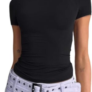 67% OFF  Abardsion Women's Casual Basic Going Out Crop Tops Slim Fit