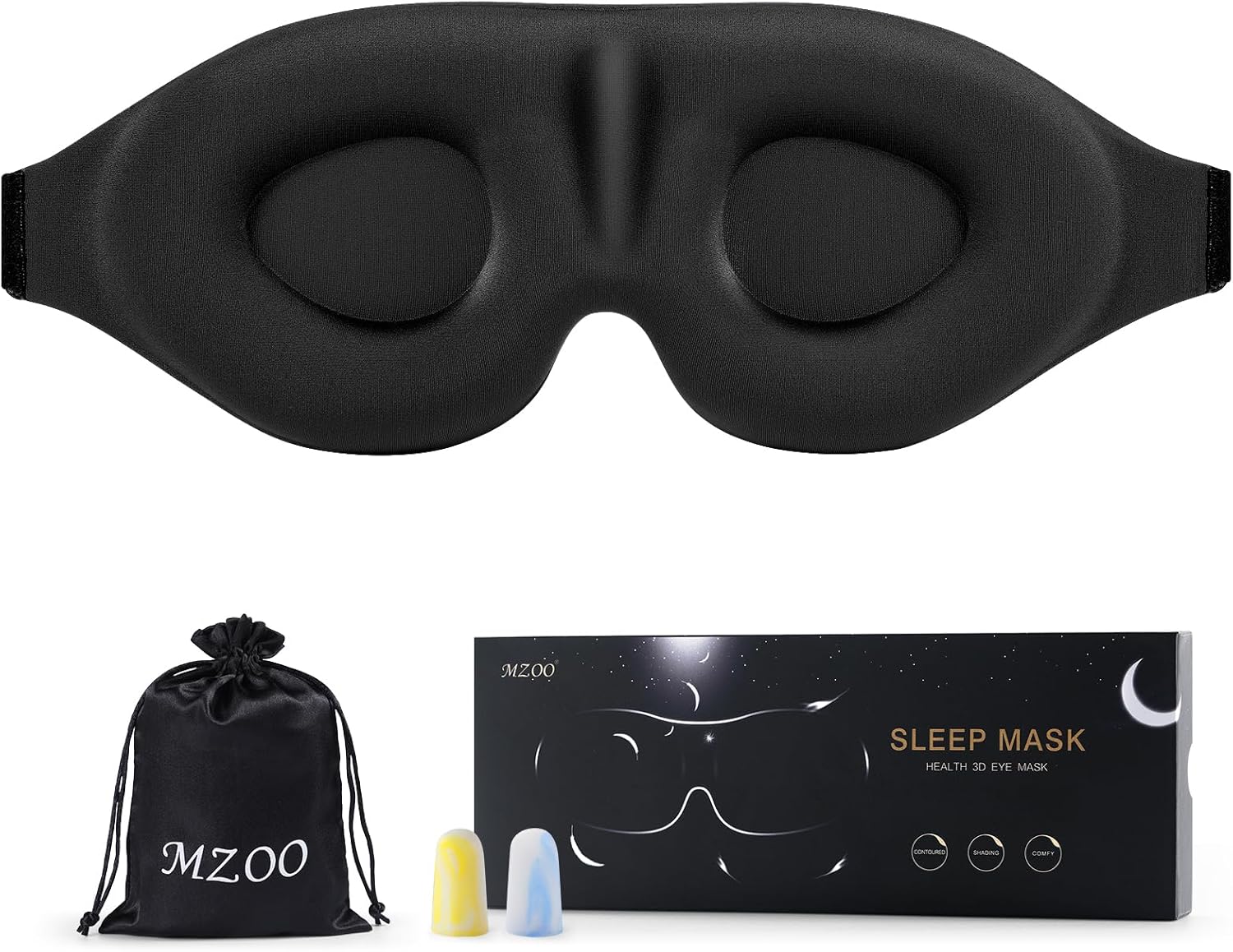 MZOO Sleep Eye Mask for Side Sleeper