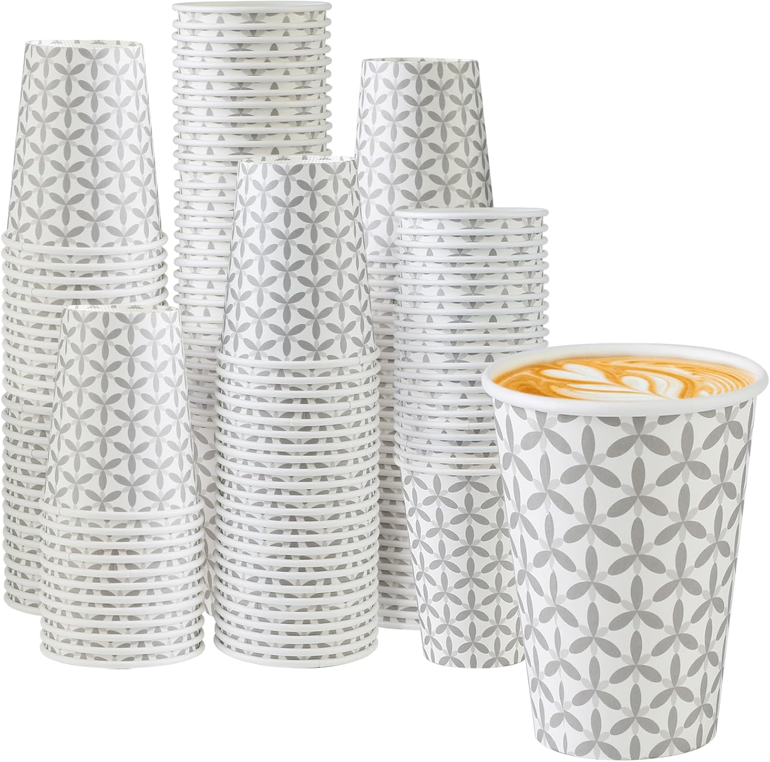 Lamosi 180 Pack 12 oz Paper Coffee Cups -