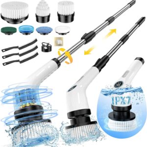 Electric Spin Scrubber, Full-Body IPX7 Waterproof Cordless
